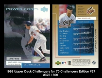 1999 Upper Deck Challengers for 70 Challengers Editions #27