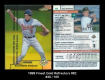 1999 Finest Gold Refractors #82