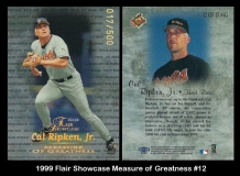 1999 Flair Showcase Measure of Greatness #12