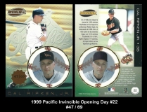 1999 Pacific Invincible Opening Day #22