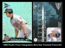 1999 Pacific Prism Holographic Blue Star Punched Promo #21