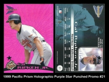 1999 Pacific Prism Holographic Purple Star Punched Promo #21