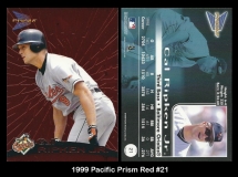1999 Pacific Prism Red #21