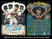 1999 Private Stock Home Run History Pacific Partners #22