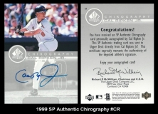1999 SP Authentic Chirography #CR