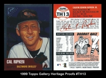 1999 Topps Gallery Heritage Proofs #TH13