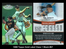 1999 Topps Gold Label Class 1 Black #67