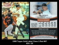 1999 Topps Gold Label Class 3 Red #67