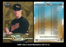 1999 Ultra Gold Medallion #213 CL