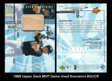 1999 Upper Deck MVP Game Used Souvenirs #GUCR
