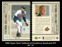 1999 Upper Deck Textbook of Excellence Quadruple #T5