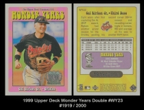 1999 Upper Deck Wonder Years Double #WY23