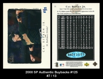2000 SP Authentic Buybacks #125