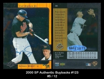 2000 SP Authentic Buybacks #123