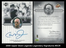 2000 Upper Deck Legends Legendary Signatures #SCR