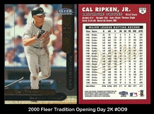 2000 Fleer Tradition Opening Day 2K #OD9