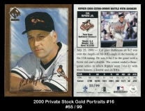 2000 Private Stock Gold Portraits #16