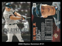 2000 Skybox Dominion #131