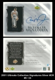2001 Ultimate Collection Signatures Silver #CR