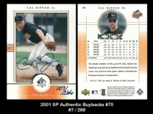 2001 SP Authentic Buybacks #70