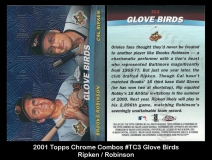 2001 Topps Chrome Combos #TC3 Glove Birds