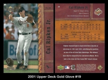 2001 Upper Deck Gold Glove #19
