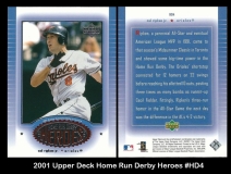 2001 Upper Deck Home Run Heroes #HD4