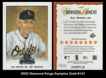 2002 Diamond Kings Samples Gold #147
