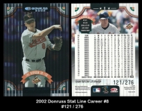 2002 Donruss Stat Line Career #8