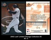 2002 Leaf Limited Chicago Collection #3