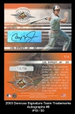2003 Donruss Signature Team Trademarks Autographs #6