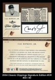 2004 Classic Clippings Signature Edition #CR