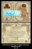 2004 Diamond Kings Heritage Collection Signatures #2