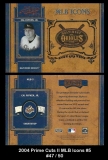 2004 Prime Cuts II MLB Icons #5