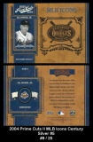 2004 Prime Cuts II MLB Icons Century Silver #5