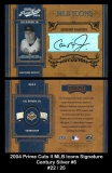 2004 Prime Cuts II MLB Icons Signature Century Silver #5