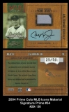2004 Prime Cuts MLB Icons Material Signature Prime #3