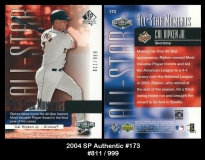 2004 SP Authentic #173