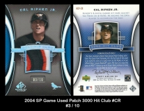 2004 SP Game Used Patch 3000 Hit Club #CR