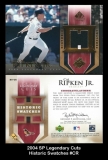 2004 SP Legendary Cuts Historic Swatches #CR