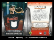 2004 SP Legendary Cuts Ultimate Swatches #CR