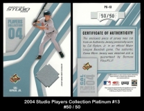 2004 Studio Players Collection Platinum #13
