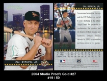 2004 Studio Proofs Gold #27