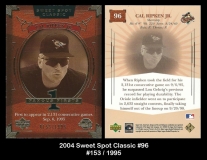 2004 Sweet Spot Classic #96