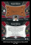 2004 Sweet Spot Signatures Glove #CR