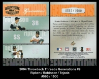 2004 Throwback Threads Generations #9