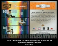 2004 Throwback Threads Generations Spectrum #9