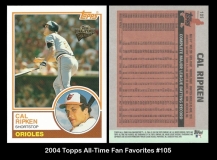 2004 Topps All-Time Fan Favorites #105