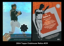 2004 Topps Clubhouse Relics #CR