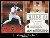 2004 Ultimate Collection Gold #8